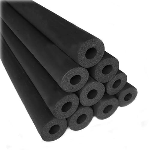 VOIRDA MCMMY Pipe Insulation ID 6-110 Mm Pipe Lagging 9/15/20 mm Wall Waterproof 1.7/1.8 m Length Foam Tube Sponge Protective Sleeve Heat Preservation for Indoor and Outdoor Pipe