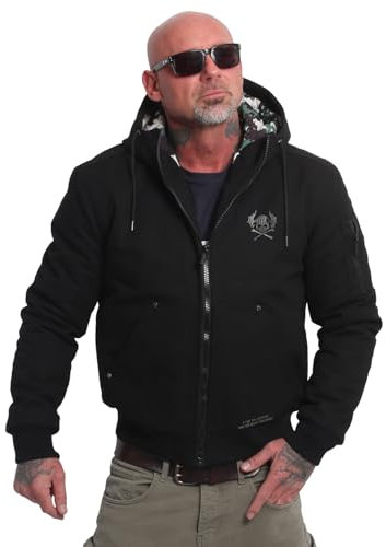 Yakuza Herren Crime Inc. Rookie Winterjacke, Schwarz, L
