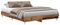 vidaXL Bettgestell ohne Matratze Altholz-Optik 140x200cm Holzwerkstoff, Bettrahmen, Bett, Palettenbett, Schlafzimmermöbel, Doppelbett, Plattenbett