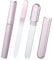 Mabor 2 Pcs Glass Nail File with Case, Fingernail Files for Natural Nails Care Glass Shiner Polisher for Travel Salon Stocking Stuffers for Women Girl Wife