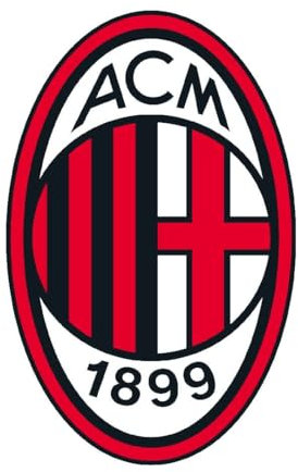 A.C. Milan Unisex Zaino ESS Rucksack für Reisen, Schule oder Büro, offizielles Produkt, Schwarz