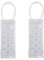 2pcs Weinkühlerbeutel Transparente Flaschenkühler -Tasche wiederverwendbares Weinflaschenkühler mit dem Griff für die meisten Picknick -Strand -Partyreisen..
