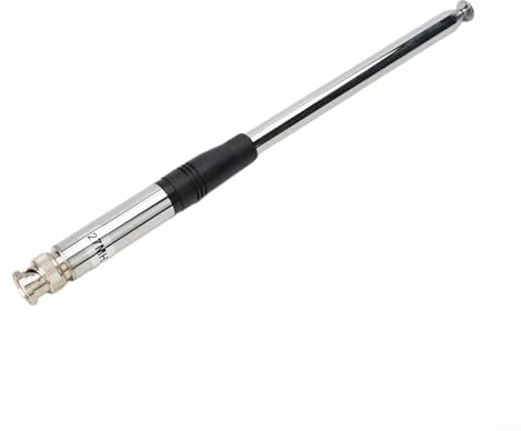 Portable 27Mhz Telescopic Antenna, 9Inch to 51Inch Length, BNC Connector for CB Radios, 1 8dBi Gain for Cobra, Midland, and