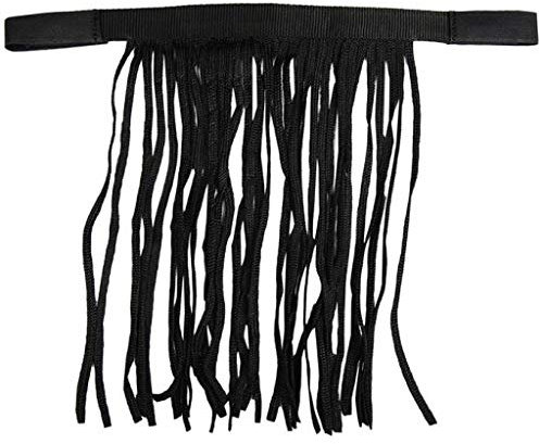 HKM FLIEGENSTIRNBAND FLIEGENFRANSEN NEU 5790 schwarz WB gleich Full