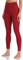Colorfulkoala 7/8 Leggings Damen mit Taschen High Waist Sportleggings Blickdicht Scrunch Bauchweg Yogahose Sporthose Leggins, Rot, M, 40 42