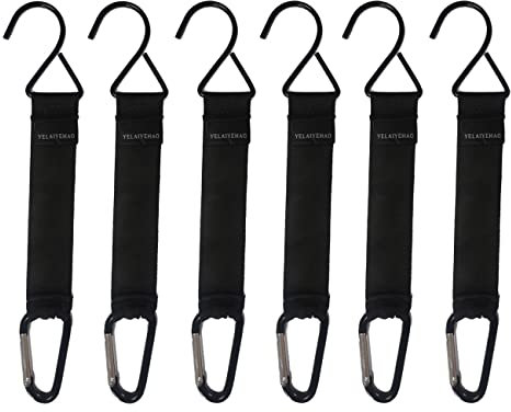 YELAIYEHAO Zaunhaken für Tennistasche, Baseballtasche, Softball-Tasche, Wasserbecher, Rucksack, Pickleball-Paddel, Tasche, Badmintonschläger, Squashschlägertasche