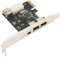 ASHATA Scheda PCIE Firewire 400 a 4 Porte, Scheda Video PCIe Multiporta da 1X a 1394A per PC Desktop Fotocamere Dvd DV HDD, con Porte 3x6Pin e 1x4Pin 1394A e Staffa