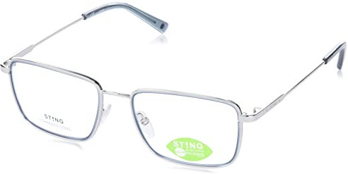 Sting Unisex VST445 Sunglasses, Shiny Full Palladium, 53