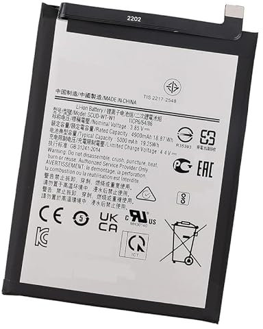 Backupower Ersatz Scud-WT-W1 Akku Kompatibel mit Galaxy A22 5G (A226B) F42 5G 4900MAH