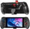 NexiGo Gripcon con Hall Effect, Supporto e Uscita HDMI per Dock TV, Joystick a Sensore Hall per Switch/Switch OLED, modalità Portatile, HDMI Supportato 4K/1080P e Porta USB 3.0, Nero