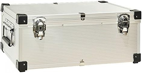 Neo Media Aluminium CD or DVD Storage Box with Sleeves Holds Upto 420 disks