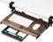 ETHU Keyboard Tray Under Desk, 19.7 X 11.81 Small Size Keyboard Drawer with C Clamp-on Mount Easy to Install, Computer Keyboard Stand Slide Pull Out, Ergonomic Keyboard Tray for Home, Office