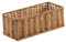 Gralara Rattan-Imitat-Korb, Rattan-Waschtischtablett für das Badezimmer, multifunktional, lang und schmal, dekorativ, rechteckig für Küche und Bad, m