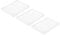 QUARKZMAN 3 Piezas Bandeja de Servicio Pequeña Blanca Mini Bandeja 6 x 9 Bandejas Rectangulares de Plástico Decorativas de Madera para Desayuno Cocina Baño