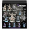 TYL Combo of D&D A Unpainted Fantasy Miniatures for War Gaming, RPG - Scale Figures, Detailed Tabletop Boardgame Accessories, Realistic 3D Miniature (Pack of 15)