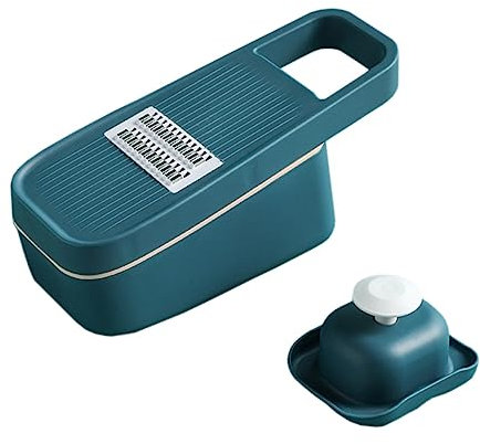 Ciieeo Gemüseschneider Mit Hand-push-funktion Gemüsehobel Für Schnelles Schneiden Und Reiben Praktischer Küchenhelfer Mit Verschiedenen Schnittmustern Und Integriertem Abfluss Zur Gemüsea