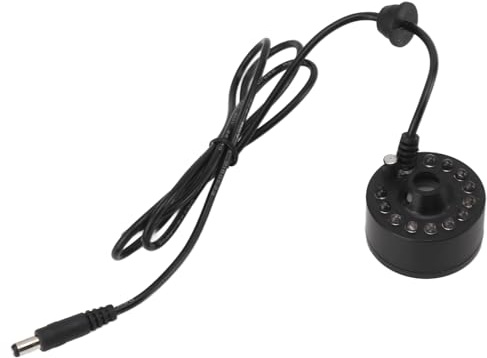 Tissting Ultraschall Vernebler 12 LED Wasserspiele - MysteriöSer Nebeleffekt für Teiche, Zimmerbrunnen und Pflanzenhumidifikation mit Farbwechselbeleuchtung
