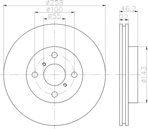 TEXTAR 1x Bremsscheibe 92164203