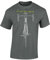 Baddery: I Am The Engine - Fahrrad Mountainbike BMX T-Shirt als Geschenk für alle Fahrradliebhaber - Geschenkidee -M, Nr.B0704 Grau