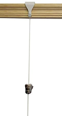 STAS Zipper Hook + White Moulding Hooks + Perlon (Nylon Clear Cable) Traditional Victorian Wooden Dado Rail Picture Hanging Clear Cable kit (3 Meter Kit)