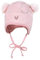 maximo Baby-Mädchen mit Gesicht und Öhrchen und Bindeband Mütze, Rosa (Zartrosa 30), (Herstellergröße: 43/45)