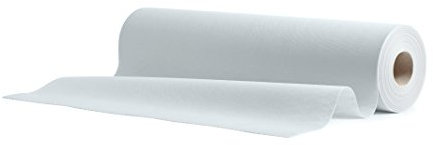 AROBA 6X Airlaid Tischläufer (Weiß, 40 cm x 24 m) - Stoffähnliche Tischläufer - Tischband Tischtuchrolle Tischdeko für Hotel Catering Geburtstag Restaurants Kommunion Taufe