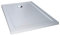 Piatto Doccia Slim 70x170x4 cm Rettangolare Acrilico Bordato Bianco Effetto Pietra MOD. Flower