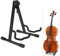 Cello St?nder, verstellbar, zusammenklappbar, A Rahmen, Stahl, klappbar Vorzeigest?nder Gitarrenst?nder Guitar E-Gitarren stand Ukulele A-Frame