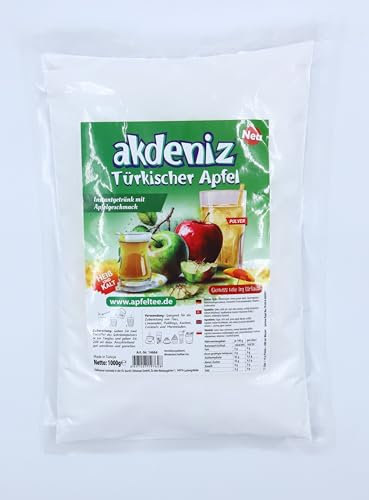 Akdeniz Türkisches Instantgetränk mit grünem Apfel Geschmack, 1 kg.