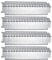 LOKHING 94011 4PCS di Pezzi di Ricambio per Barbecue a Gas in Acciaio Inox, Piastre riscaldanti per Barbecue a Gas, per Grill a Gas Charbroil, Costco, Centro, Thermos e Altri Modelli di griglia a Gas