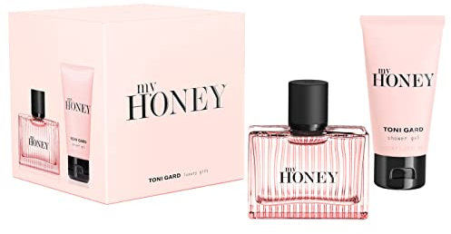 Toni Gard MY HONEY Set 40 ml Eau de Parfum und 50 ml Duschgel - PINK Himbeere Moschus Lotusblüte Jasmin Magnolie Nektarine floral fruchtig For Women Damenduft