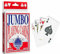 KAV Großes Jumbo-Spielkarten-Deck für 52 Spiele, Familienfeiern, Pokernächte, drinnen, draußen, Garten, Grillen und Weihnachten, kunststoffbeschichtete Riesenkarte (13 x 9 x 2 cm)
