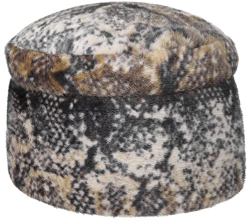 Seeberger Janetta Toque Kunstfellmütze Damenmütze Wintermütze Fellmütze (One Size - beige)