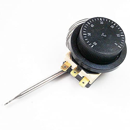 0-40/0-50/0-60 / -30- + 30 Celsius Grad Verstellbarer Temperatursteuerungsschalter Kapillar-Thermostat (Color : 0 to 50 degree)