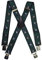 Olata Heavy Duty Herren-Hosenträger X-Form mit Jagdmotiv und gravierten Hosenträger-Clips – 4 cm. Enten