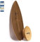 WAHU Balance Board - einzigartiges Board inkl. Halbkugel und Rocker Shape - Surf Balance Board - Gleichgewichtstraining für Kinder und Erwachsene - Balance Board 100% Echtholz