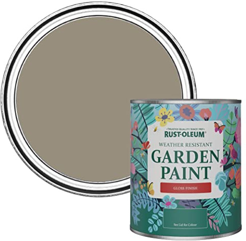 Rust-Oleum Brown Mould-Resistant Garden Paint In Gloss Finish - Cocoa 750ml