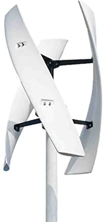 FJAUOQ Aerogenerador Vertical De 12v 24v 48v 600w Aerogenerador Vertical TrifáSico con Controlador PequeñO Aerogenerador DoméStico,600w,24V