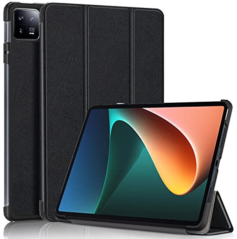 AYXYYDS Custodia protettiva per tablet per Xiaomi Pad 6 11 Inch, custodia per smart shell con custodia in pelle Adatto per Xiaomi Pad 6 11 (Black)