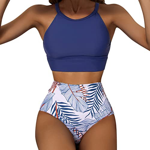 XTBFOOJ Schlittschuhe mädchen Bikini Hose Shorts Burka Badeanzug bade Oberteile Damen Bikini braun Bikini für mollige Frauen Badeanzug Shape Damen badeamzüge Bikinis für Damen high Waist