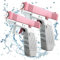 2 Stück Klein Wasserspritzpistole,Wasser Spritzpistole Kunststoff,Premium Wasserpistolen Set,Wasserpistole Spielzeug für Kinder,Wasserpistole für Kinder,Outdoor Wasser Kampf Spielzeug(E)