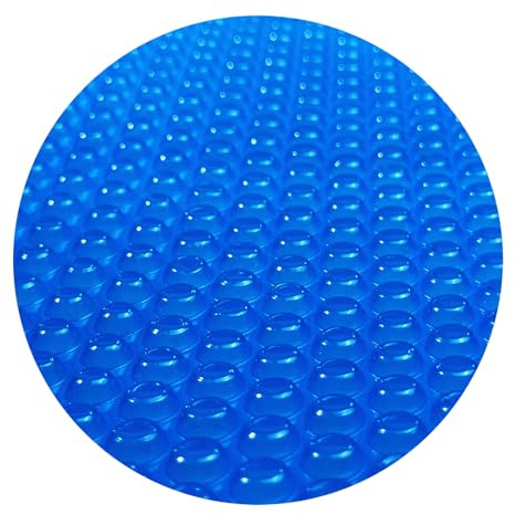 AURSK Solar Pool Cover,12mil 18 Foot Round Solar Pool Blanket for In-Ground and Above-Ground Swimming Pools,Insulating Pool Blanket,Round,Blue,18FT