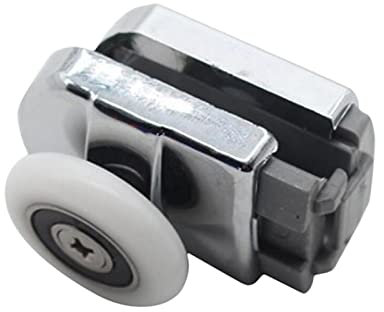 Roue de porte de douche en alliage de zinc pour porte de douche 4 x 3,5 cm