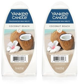 Yankee Candle Lot of 2 Fragranced Wax Melts - Coconut Beach