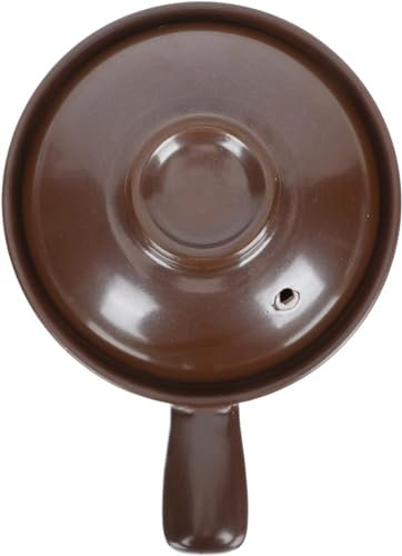 Olla de cerámica para leche, cacerola de cocina, cacerola, utensilios de cocina, olla pequeña para estofado, ollas de arcilla, cacerola de sopa, olla de cerámica para horno