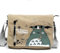 Anime-Kuriertasche für Damen, Umhängetasche, Segeltuch, Schultertasche, Herren-Rucksack, Geldbörse, Brusttasche, Bauchtasche, Khaki