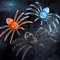 Pzuryhg Halloween 3D Printed Spider, 3D Printed Toy, 3 Pieces Simulation Super Large Spider Toy Model, Funny Spider Animal Model With Flexible Joints, Spider Trick Scary Realistic Spider Prank Figures