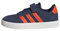 adidas VL Court 3.0 Hook and Loop Shoes Kids Schuhe, Dark Blue/Impact orange/Gold met, 29 EU