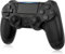 VEAXJOY Wireless Controller for PS4/Pro/Window PC - Enhanced Gamepad with Double Motor Shock/Remote Joystick/Audio/Touch pad(Black)