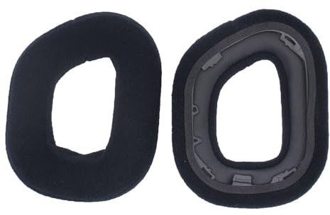 Ersatz-Ohrpolster HS80 für kabellose Corsair HS80 RGB Kopfhörer, Memory-Schaum, Protein-Leder-Ohrpolster, geräuschisolierend, bequem, Reparaturzubehör